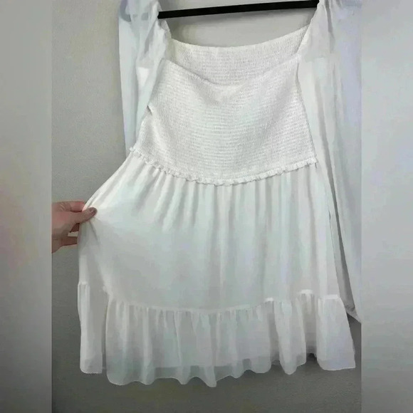 WILFRED Women's Large Tempest Mini Dress Light Birch NWT Bridal Bride Wedding - Picture 13 of 16